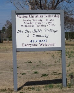 Marion Christian Fellowship and Seminary in SC