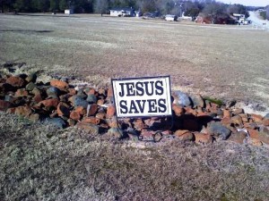 Sign by the Ditch